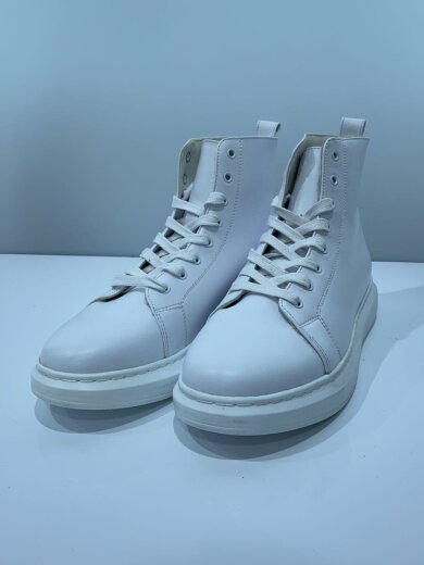 商品画像：ハイカットスニーカー/M/WHT/レザー/MB-18-031 2