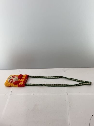商品画像：手編みミニコサッシュ/服飾雑貨/コットン/YLW/アニマル/レディース/01253QB06// 9