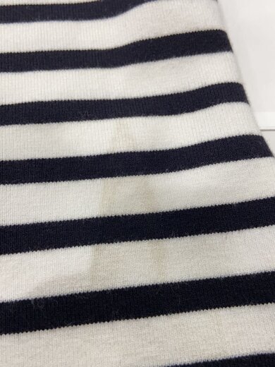 商品画像：7分袖ワンピース/40/レーヨン/WHT/ボーダー/26863-KSOFA105NM 7