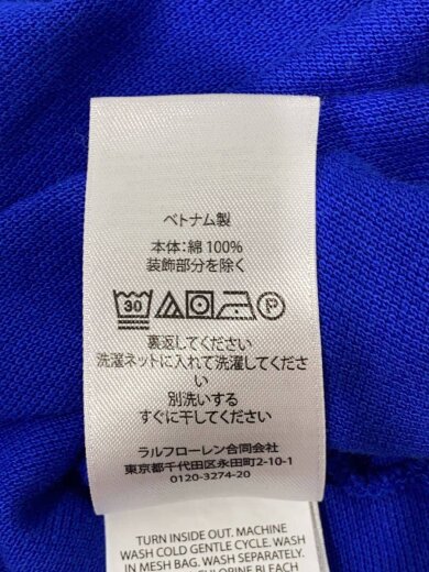 商品画像：ポロシャツ/S/コットン/BLU/プリント// 5