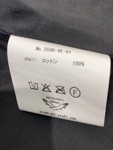 商品画像：ベスト/O/コットン/BLK/25SH-VE-01 5