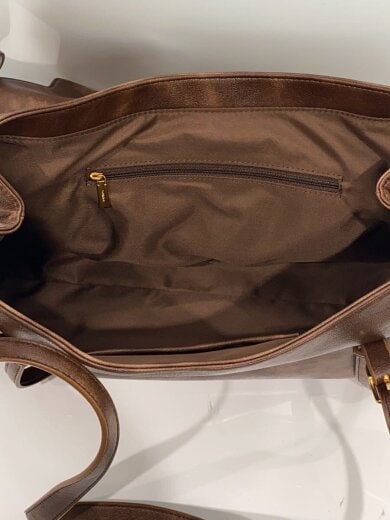 商品画像：JONBAG/ショルダーバッグ/レザー/BRW/無地 6