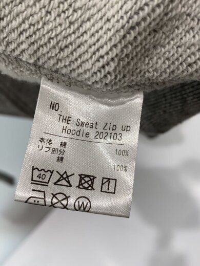商品画像：パーカー/XS/コットン/GRY/無地/TSZH-2017// 4