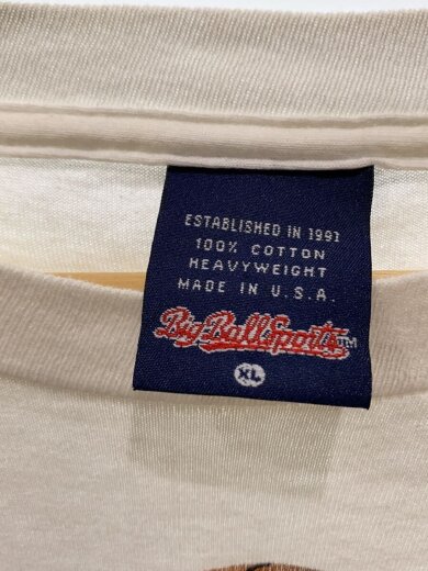 商品画像：BIG BALL SPORTS/Tシャツ/XL/コットン/WHT/プリント 3