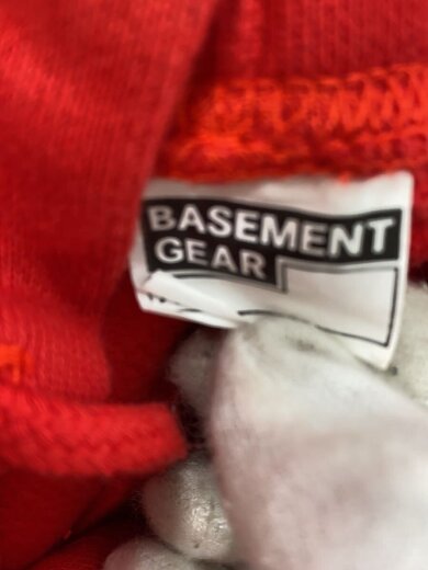 商品画像：BASEMENT GEAR/パーカー/XXL/コットン/RED/無地 3