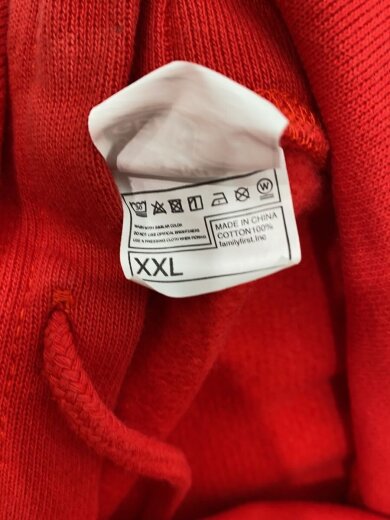 商品画像：BASEMENT GEAR/パーカー/XXL/コットン/RED/無地 4