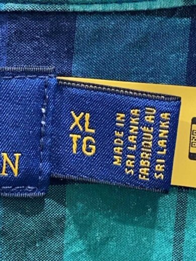 画像：POLO RALPH LAURENGUARANTEED TO WRINKLE/シアサッカー/半袖シャツ/XL/コットン/GRN/チェック4