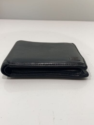 商品画像：2つ折り財布/レザー/BLK/無地/メンズ 4