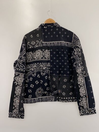 商品画像：ジャケット/XL/コットン/BLK/総柄/EK-1117// 2