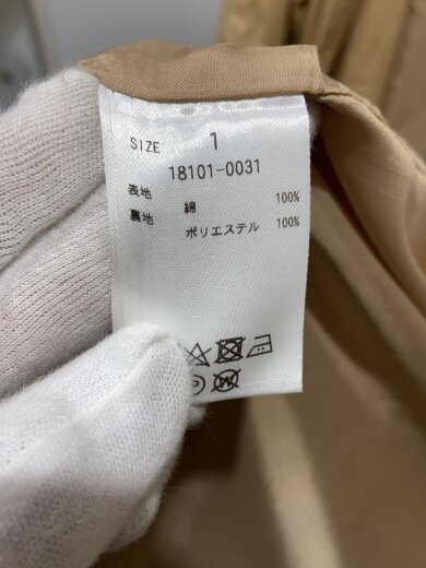 商品画像：トレンチコート/1/コットン/BEG/無地/18101-0031// 5