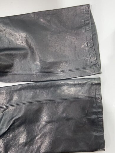 商品画像：ストレートパンツ/30/レザー/BLK 6