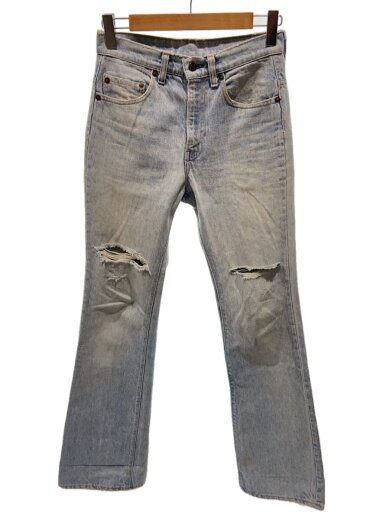 商品画像：517/ボタン裏8/66後期/42TALON/ブーツカットパンツ/--/デニム/BLU/無地 1