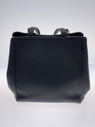 商品画像：持ち手剥がれ有/ショルダーバッグ/レザー/BLK// 2