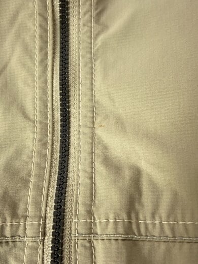 画像：and wanderPERTEX wind jacket/ナイロンジャケット/4/ナイロン/BEG/無地/aw91-ft7586