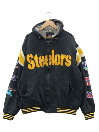商品画像：ジップパーカー/XXL/コットン/BLK// 1