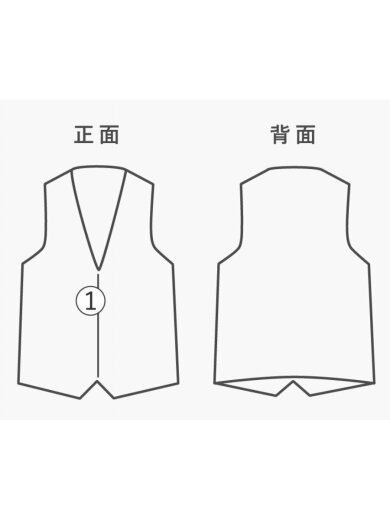 商品画像：ベスト/XL/ポリエステル/BLK/無地/NY82330// 6