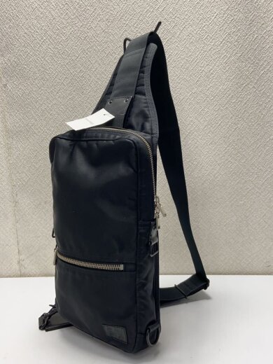 商品画像：スリングショルダーバッグ/ナイロン/BLK/無地/822-06134// 2