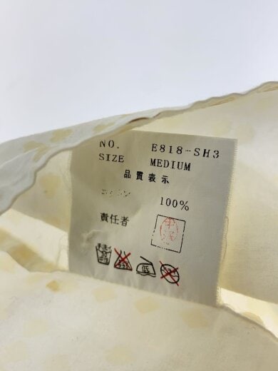 商品画像：半袖シャツ/--/コットン/WHT/総柄/E818-SH3// 4