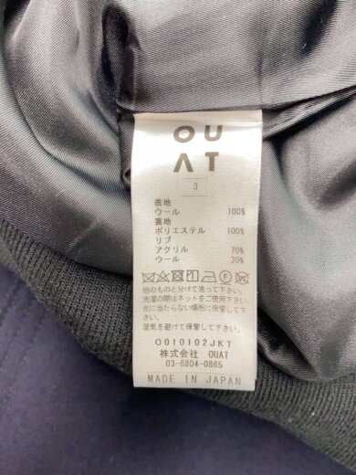 商品画像：ブルゾン/3/ウール/NVY/O010102JKT 3