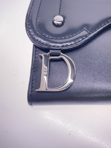 商品画像：2つ折り財布/レザー/BLK/レディース// 3