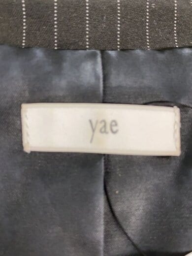 商品画像：テーラードジャケット/FREE/ポリエステル/BLK/ストライプ/YECSG0124001 3