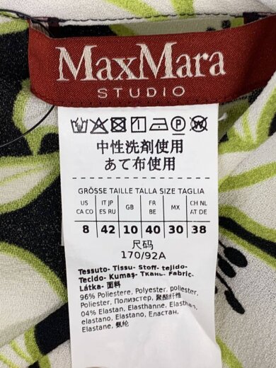 商品画像：ノースリーブワンピース/42/ポリエステル/BLK/花柄/23622108376 4