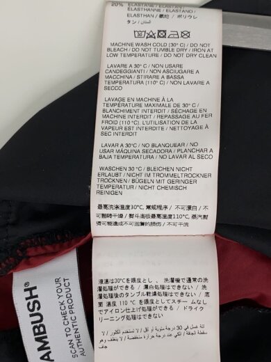 商品画像：ボトム/S/ポリエステル/BLK/BWCA034F22FAB001 7