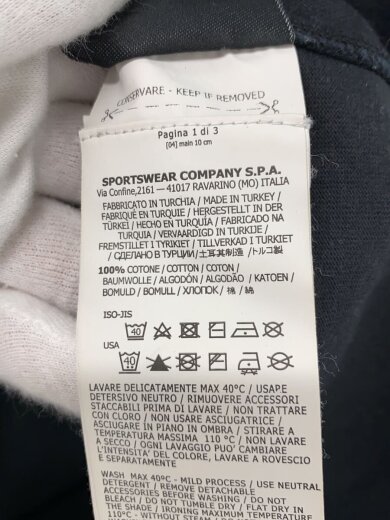 商品画像：長袖Tシャツ/S/コットン/BLK/721564450 5