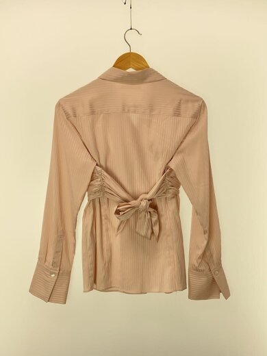 商品画像：長袖シャツ/one/ポリエステル/ピンク/ストライプ/SWFB255074 2