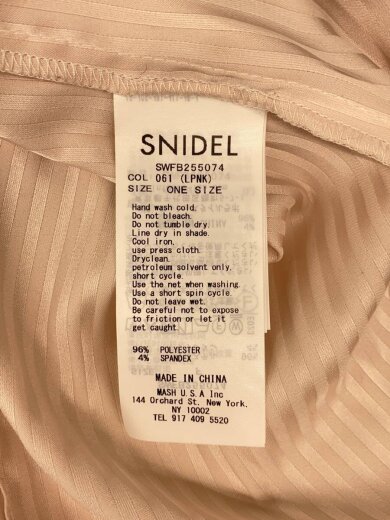 商品画像：長袖シャツ/one/ポリエステル/ピンク/ストライプ/SWFB255074 4