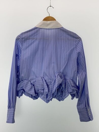 商品画像：長袖シャツ/one/ポリエステル/ブルー/ストライプ/SWFB261164 2