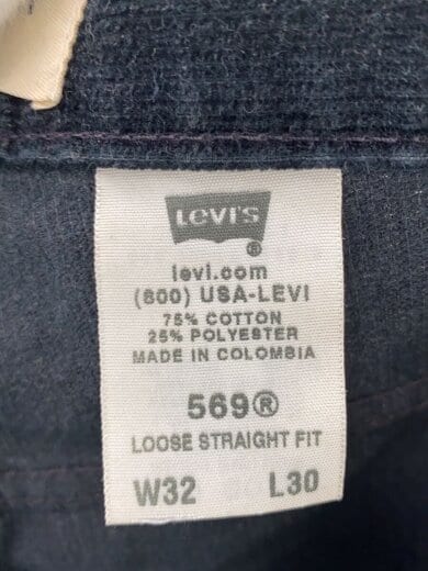 商品画像：569/LOOSE STRAIGHT FIT/ストレートパンツ/32/コットン/ブラック/005691011// 5