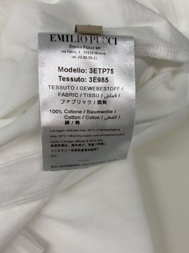商品画像：Tシャツ/S/コットン/WHT/3ETP75// 4