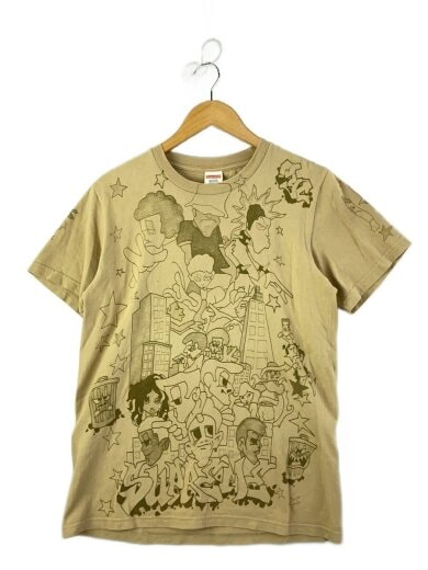 商品画像：Tシャツ/S/コットン/BEG/総柄// 1