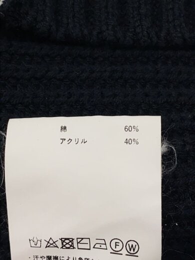 商品画像：カーディガン(厚手)/1/コットン/BLK/11221361305// 4