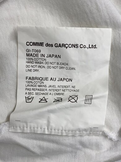 商品画像：Tシャツ/M/コットン/WHT/GI-T069 5