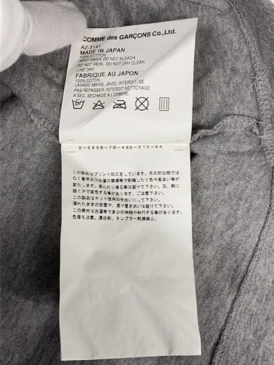 商品画像：Tシャツ/M/コットン/GRY/AZ-T141// 5