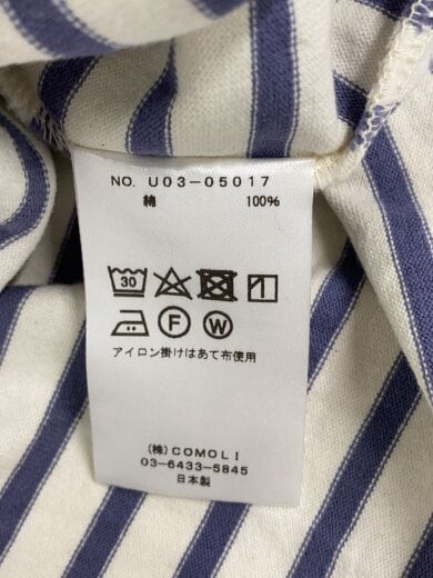 商品画像：長袖Tシャツ/--/コットン/BLU/ボーダー/U03-05017 4