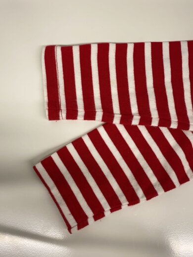 商品画像：長袖カットソー/FREE/コットン/RED/ボーダー/B41-TS085RDF// 6