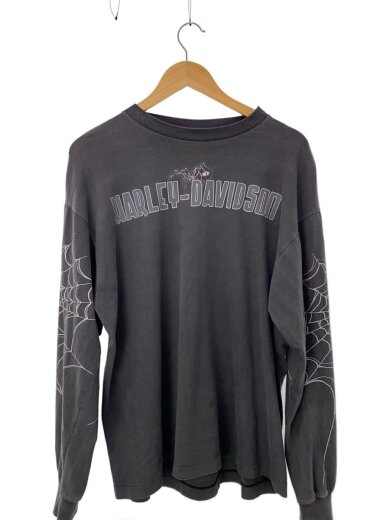 商品画像：長袖Tシャツ/XL/コットン/GRY/無地// 1