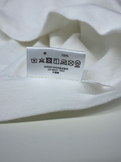 商品画像：Tシャツ/XL/コットン/WHT/無地 5