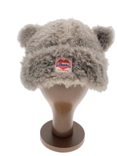 商品画像：ハット/L/ポリエステル/GRY/レディース/BEAR BEANIE 1
