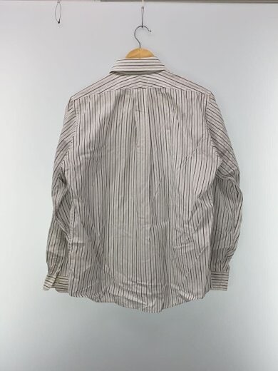 商品画像：長袖シャツ/S/コットン/WHT/ストライプ 2