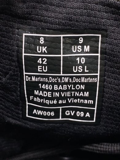 商品画像：ブーツ/UK9/KHK/1460 BABYLON// 5