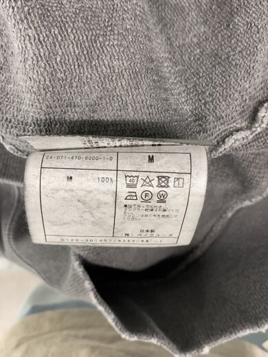 商品画像：スウェット/M/コットン/GRY/無地/24-071-470-6000-1-0 4