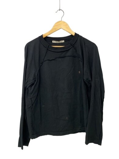 商品画像：長袖Tシャツ/2/コットン/BLK/無地/NF232T04 1