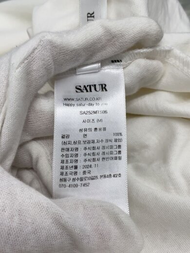 商品画像：Tシャツ/M/コットン/WHT/SA252MTS06 4