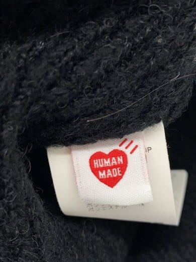 商品画像：ニットキャップ/--/アクリル/BLK/無地/メンズ/HN28GD026// 4