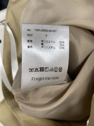 商品画像：Side Tuck Skirt/FORGET-ME-NOTS/スカート/S/BEG/FMN-26SS-SK-0// 4