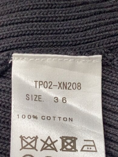 商品画像：ニット・セーター(厚手)/36/コットン/BLK/TP02-XN208 4